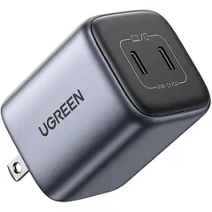 UGREEN - Cargador Nexode USB-C 45W 2 Puertos GaN CD294 - 90572