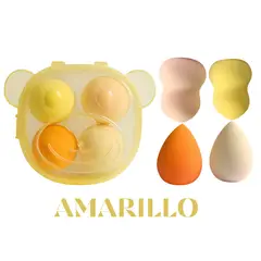 GENERICO - Set de 4 Esponjas de Maquillaje