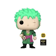 FUNKO - Pop Roronoa Zoro Pop (Glow) 327 One Piece Exclusivo Kody