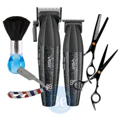VOYAGER - Combo Barber Cortadora y Trimmer VGR V-640 con Kit Barbero