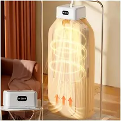 GENERICO - Secador de Ropa Eléctrico Portátil Plegable Multifuncional de 600W