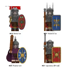 GENERICO - N819-821 Serie Medieval Infantería Pesada Romana Antigua Minifiguras