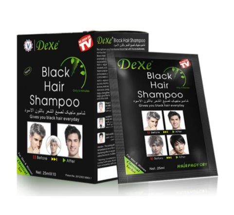 Tinte Shampoo Black Hair 25ml x10