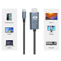 GENERICO - Cable Hdmi A Tipo C Para Android e Ios