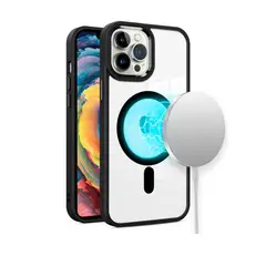 CASE - Con Magsafe para iphone 15 pro - negro