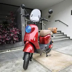 GENERICO - BICIMOTO ELÉCTRICA LITIO EXTRAÍBLE DUM ROJO