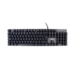 TEROS - Teclado gamer TE-4074G RGB USB 2.0 negro