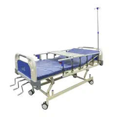 OEM - Cama Clínica 03 Manivelas con Colchón Porta Suero y Mesa Importada