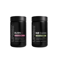 GENERICO - Pack x2 Suplemento NoCarbs + Fat Burn+ 80gr Liponox