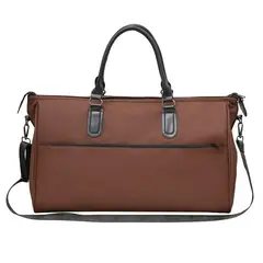 TIOZONEY - Bolsa Gran Capacidad Para Viajes Hombres Y Mujeres Deportes - Marrón