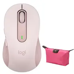 LOGITECH - Mouse Gamer Inalambrico M650 Vertical - Rosa y Estuche