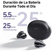 QCY - Audifonos Inalámbricos Crossky C30 Con Clip - Negro