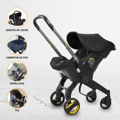 DOUX BEBE - Coche Portabebé 2 en 1 ''DONNA'' Black