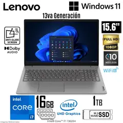 LENOVO - Laptop V15 G4 IRU Intel Core i7-13620H 16GB RAM 1TB SSD 15.6" FHD Iron Grey