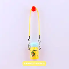 POP MART - Accesorio Labubu Tomatodo Amarillo y Tapa Celeste