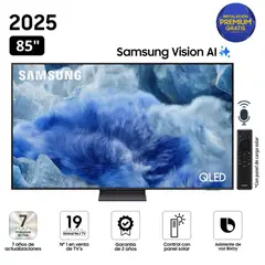 SAMSUNG - Televisor QLED 85 Visión AI Smart TV QN85Q8FAAGXPE - Nuevo 2025