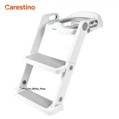 CARESTINO - Asiento Reductor de Inodoro con Escalera -PEKIN V2- Gris
