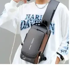 GENERICO - Pechera morral para hombre elegante de alta calidad plomo