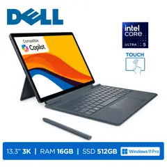 DELL - Tablet Latitude 7350 13.3",Ultra 5 134U,16GB RAM,512GB SSD,3K Touch+teclado,azul