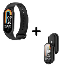 GENERICO - Corres Silicona + Bumper para Xiaomi Smart Band 10 - Negro
