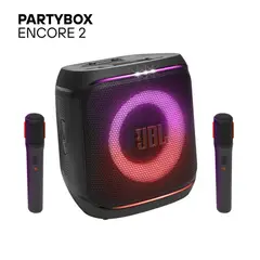 JBL - Partybox Encore 2 Parlante de 100W y batería extraíble - BK