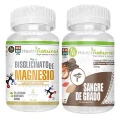 HEALTHNATURAL - BISGLICINATO DE MAGNESIO + SANGRE DE GRADO