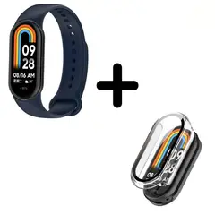 GENERICO - Corres Silicona + Bumper para Xiaomi Smart Band 10 - Azul