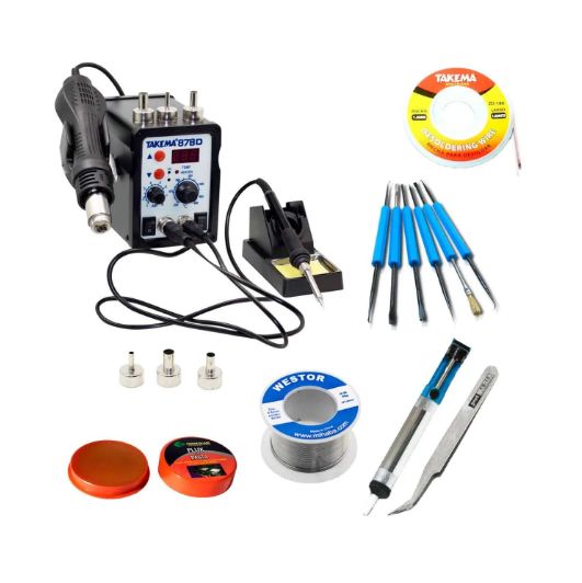 Kit Estación para Soldar + Accesorios 878D-KIT7