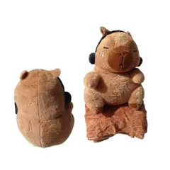 GENERICO - PELUCHE MANTA CON DISEÑO DE CAPIBARA