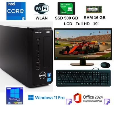 Computadora completa D06S I5 , 16GB RAM , SSD 500GB + Windows 11P y Office 2024PP