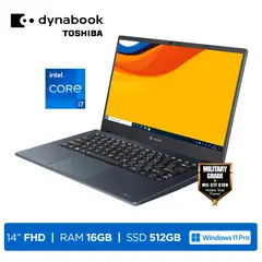 TOSHIBA - Laptop Dynabook Tecra A40-J,Core i7-1165G7,16GB RAM,512GB SSD,LED 14 FHD,W11P,Black