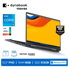 TOSHIBA - Convertible Dynabook Portege X30W i5-1135G7 RAM 8GB SSD 512GB 13.3 FHD Touch W11P+Pen Blue