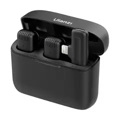 ULANZI - Micrófono Doble de Solapa J12 Inalámbrico para iPhone