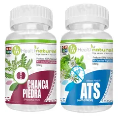 HEALTHNATURAL - CHANCA PIEDRA 500MG + ATSANTI-STRESHEALTHNATURAL 500MG
