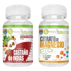 HEALTHNATURAL - CASTAÑO DE INDIAS + CITRATO DE MAGNESIO