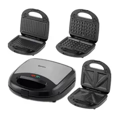 IMACO - Sandwichera ISG2009WM 3 en 1 placas intercambiables