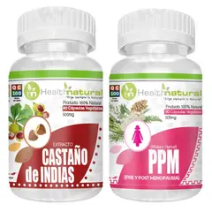 HEALTHNATURAL - CASTAÑO DE INDIAS 500MG+ PPMPRE Y POST MENOPAUSIA 500MG
