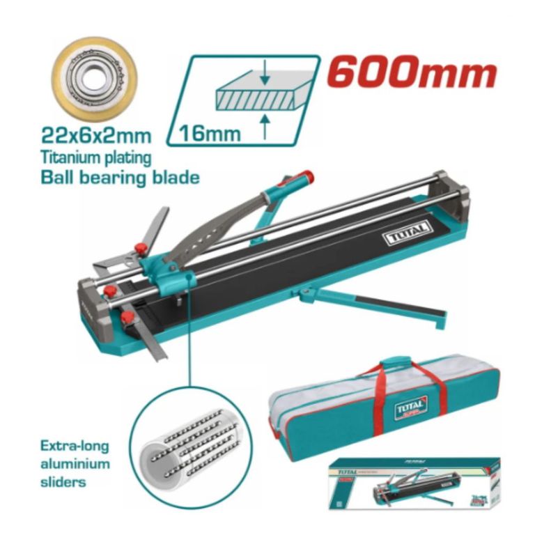 Cortadora De Mayólica 600mm CORTE 16MM Maletin Industrial - THT576003