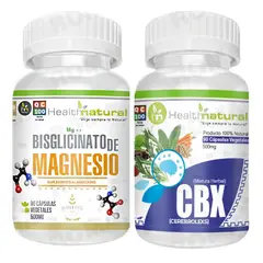 HEALTHNATURAL - BISGLICINATO DE MAGNESIO + CBXCEREBROLEXSHEALTHNATURAL