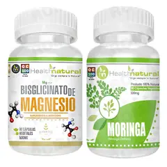 HEALTHNATURAL - BISGLICINATO DE MAGNESIO + MORINGA