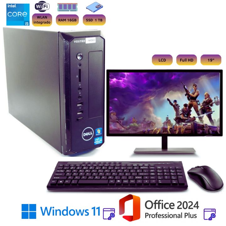 Computadora completa D06S I5, 1TB SSD 16GBRAM +W11P y Office 2024 PP