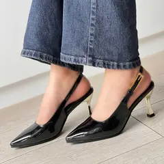 GENERICO - ESTILETO NEGRO PARA MUJER TACONES MELLI