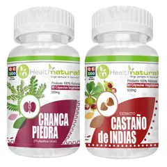 HEALTHNATURAL - CHANCA PIEDRA + CASTAÑO DE INDIAS 500MG