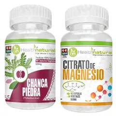 HEALTHNATURAL - CHANCA PIEDRA + CITRATO DE MAGNESIO 500MG