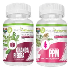 HEALTHNATURAL - CHANCA PIEDRA 500MG + PPMPRE Y POST MENOPAUSIA 500MG