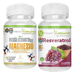HEALTHNATURAL - BISGLICINATO MAGNESIO + RESVERATROL