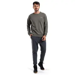 EVERLAST - POLERA CREW LONDON EVE HOMBRE MUSGO - Verde Musgo