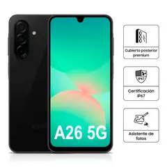 SAMSUNG - Celular Galaxy A26 5G SM-A266 6GB-128GB - Negro