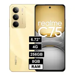 REALME - CELULAR C75 8GB RAM 256GB DORADO