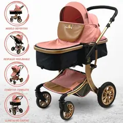 CONFORT - Coche Deportivo Moisés KIDS «ALFA» PINK